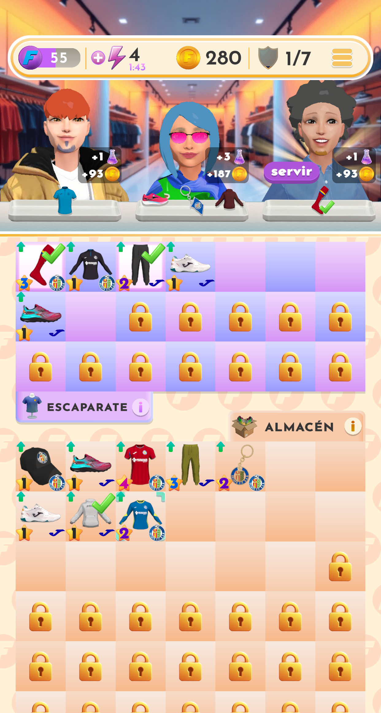 FansGo market screen