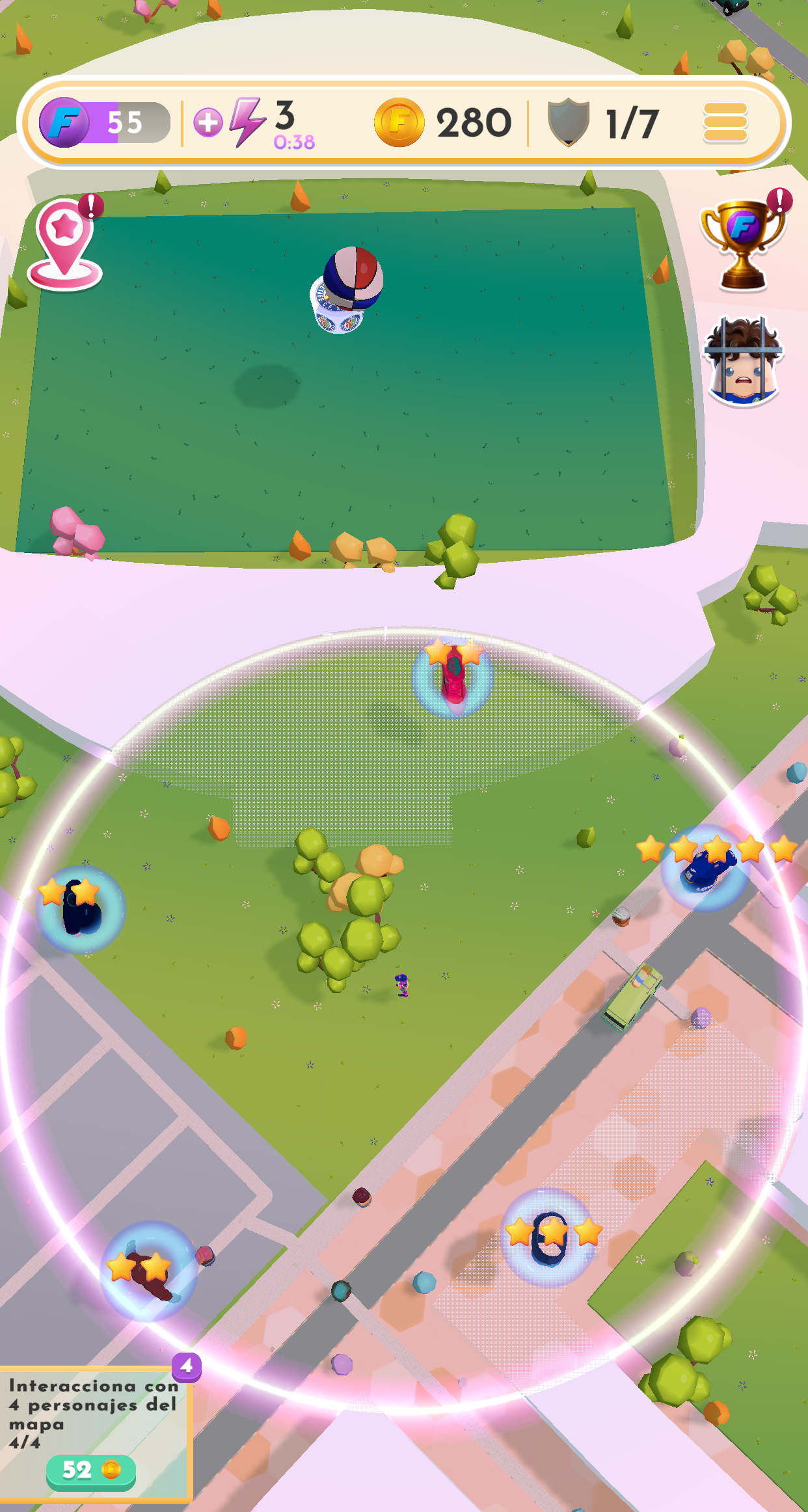 FansGo world map